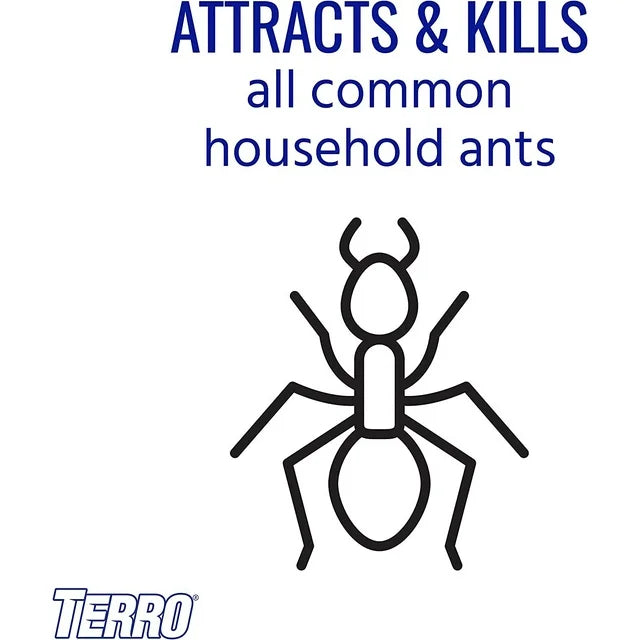 TERRO Liquid Ant Bait Ant Killer 6 Bait Stations