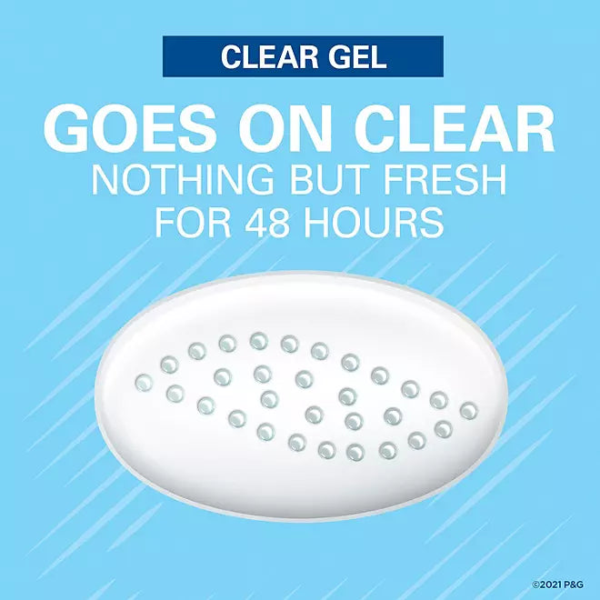 Secret Outlast Clear Gel Deodorant, Shower Fresh , 2.6 oz.