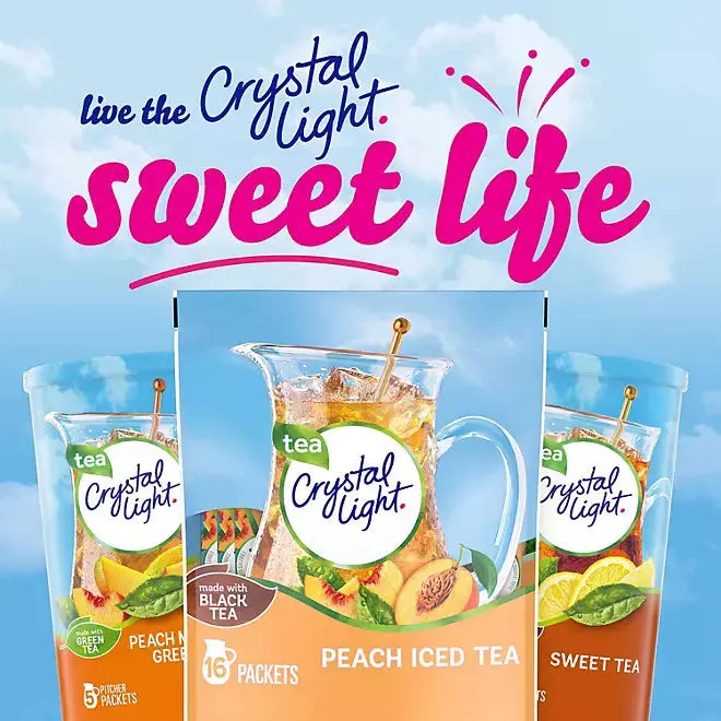 Crystal Light Peach Iced Tea Powdered Drink Mix (4.55 oz.) Lipton
