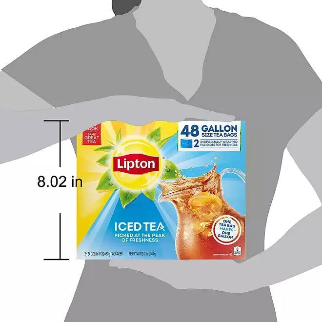 Lipton Iced Tea, Gallon Size Tea Bags (48 count) Lipton