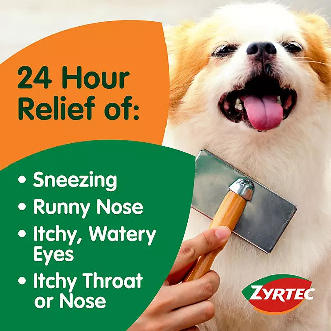 Zyrtec 24 Hour Allergy Relief Liquid Gels , 65 count