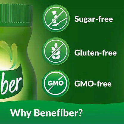 Benefiber Daily Prebiotic Fiber Supplement Powder, Unflavored (26.8 oz.) - Retail Therapy Outlet
