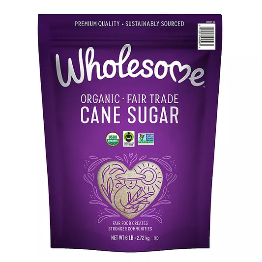 Wholesome Organic Cane Sugar , 6 lbs.