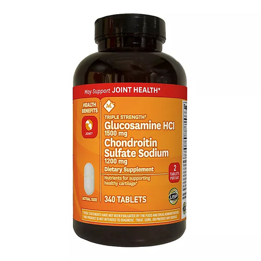 Member's Mark Triple Strength Glucosamine Chondroitin Tablets , 340 count