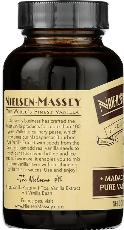 Nielsen-Massey Madagascar Bourbon Pure Vanilla Bean Paste, 4Oz