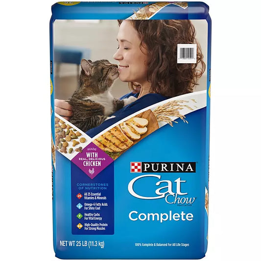 Purina Cat Chow Complete Dry Cat Food , 25 lbs.