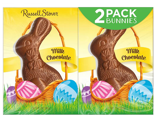 Russell Stover Milk Chocolate Bunnies, 2 pk./7 oz.