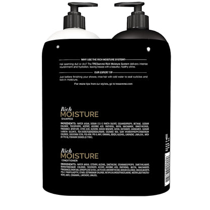TRESemme Moisture Rich Shampoo and Conditioner, 2 count/40 oz.