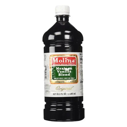 Molina Vainilla Mexican Vanilla Blend Vanillin Extract 33.3oz - Retail Therapy Outlet