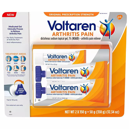 Voltaren Topical Arthritis Pain Relief Gel , 5.3 oz. 2 pk., + 1.7 oz.