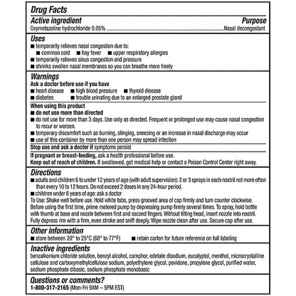 Afrin No-Drip Severe Congestion Nasal Spray , 20 ml.