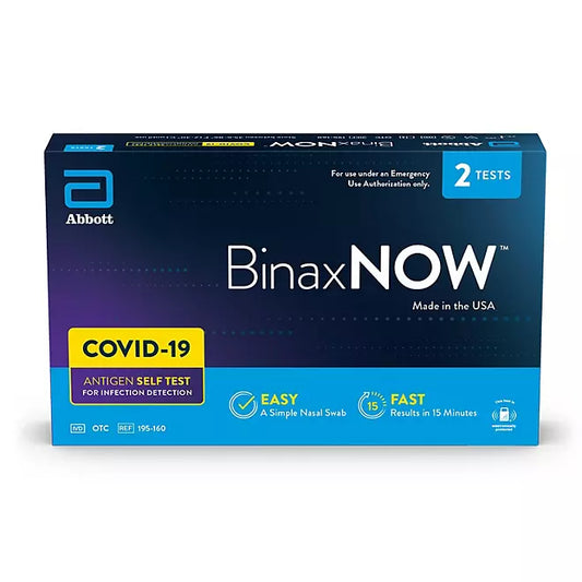 BinaxNOW COVID-19 Antigen Self Test , 2 count