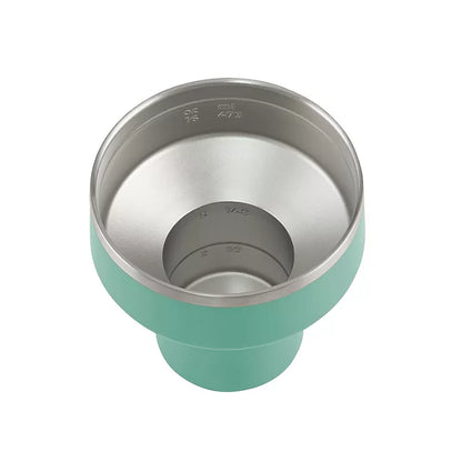 Reduce Vacuum Insulated Stainless Steel Saltini Tumbler , 16 oz., 2 pk.  keep drinks cold for up to 14 hours-Margaritas, cosmos, martinis or any other cocktail-360 degree Salt & Sip Lid