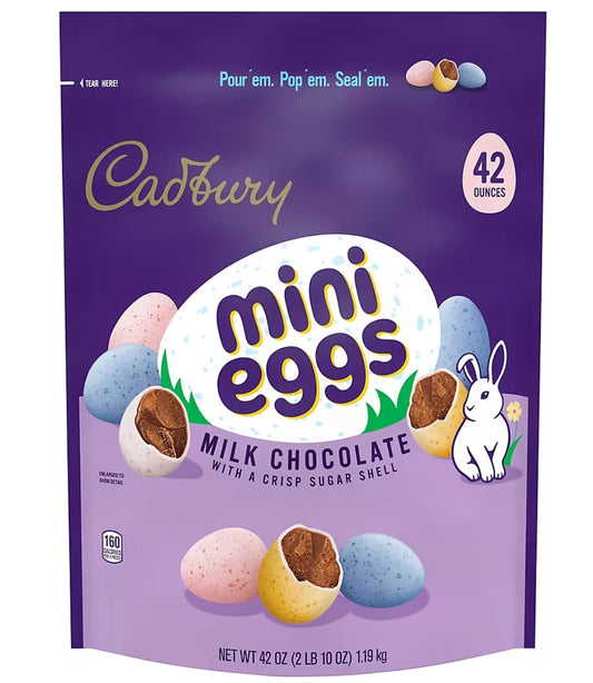 Cadbury Mini Eggs Easter Candy, 42 oz.