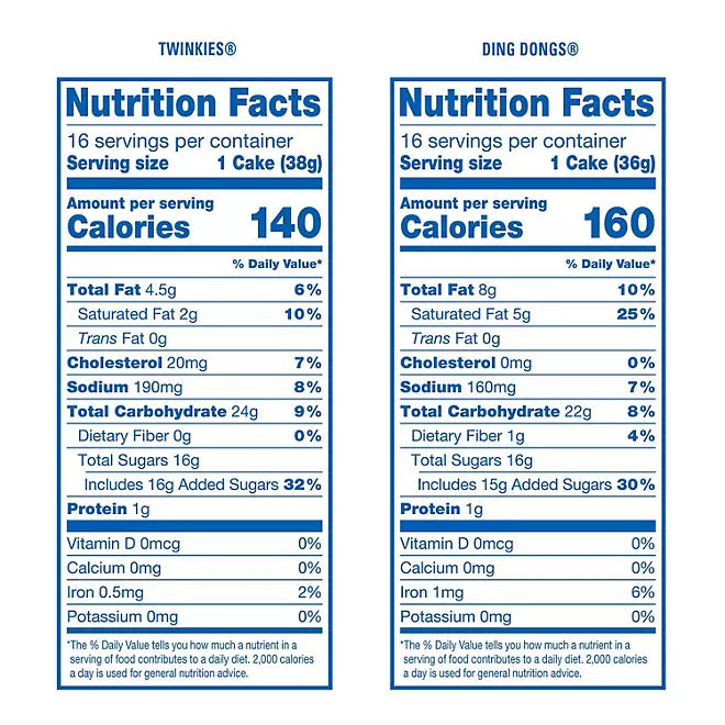 Hostess Twinkies and Ding Dongs Variety Pack , 32 pk.