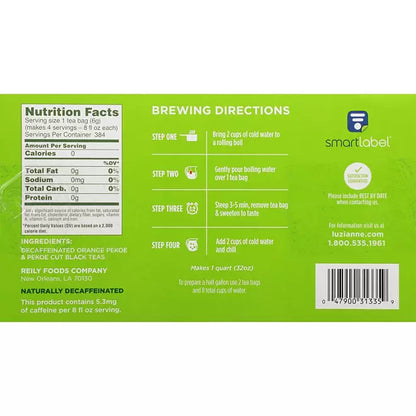 Luzianne Decaffeinated Tea , 96 count