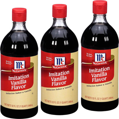 3x McCormick Imitation Vanilla Flavor, 96Oz Value Pack - Retail Therapy Outlet