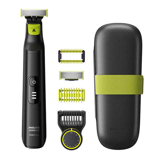 Philips Norelco OneBlade Pro Face and Body Hybrid Electric Trimmer and Shaver QP6530/90