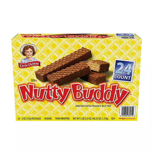 Little Debbie Nutty Buddy Bars , 2.1 oz., 24 pk.