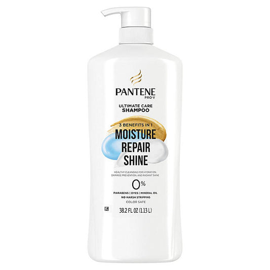 Pantene Pro-V Ultimate Care Moisture + Repair + Shine Shampoo , 38.2 fl. oz.