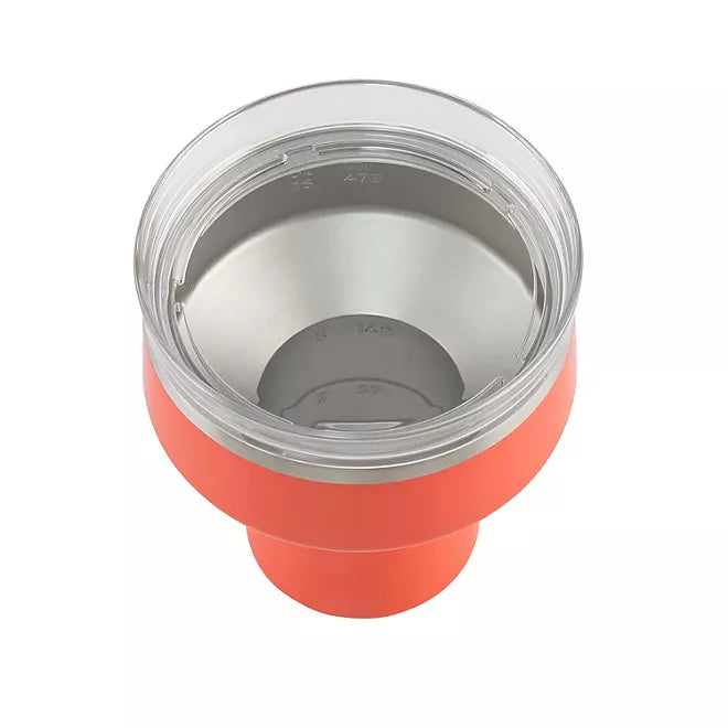 Reduce Vacuum Insulated Stainless Steel Saltini Tumbler , 16 oz., 2 pk.  keep drinks cold for up to 14 hours-Margaritas, cosmos, martinis or any other cocktail-360 degree Salt & Sip Lid