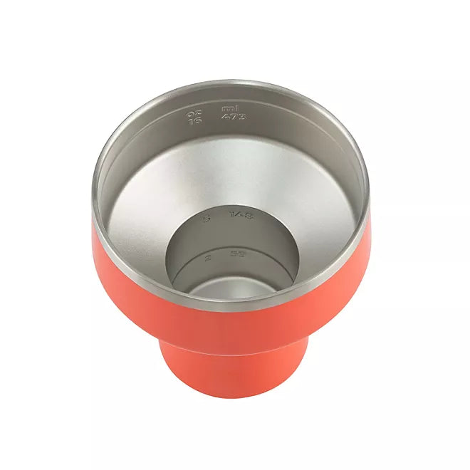 Reduce Vacuum Insulated Stainless Steel Saltini Tumbler , 16 oz., 2 pk.  keep drinks cold for up to 14 hours-Margaritas, cosmos, martinis or any other cocktail-360 degree Salt & Sip Lid