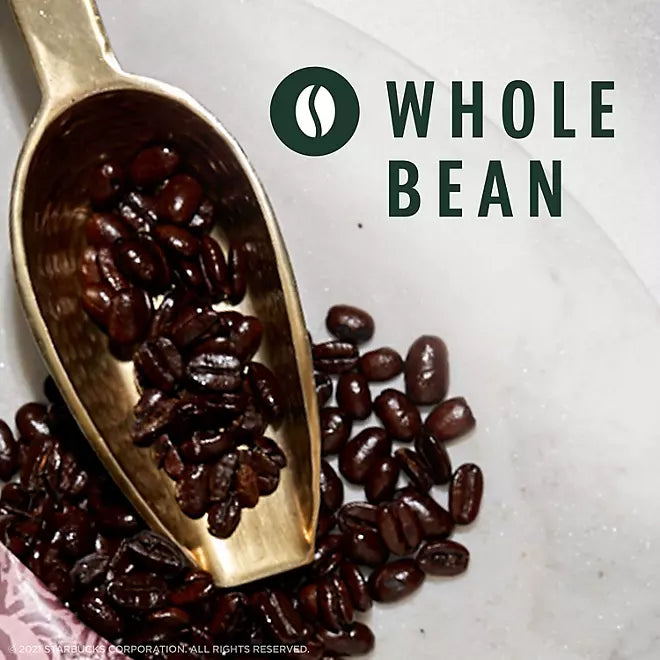 Starbucks Whole Bean Coffee, Espresso Roast Dark , 40 oz.