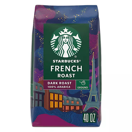 Starbucks Dark French Roast Ground Coffee , 40 oz.