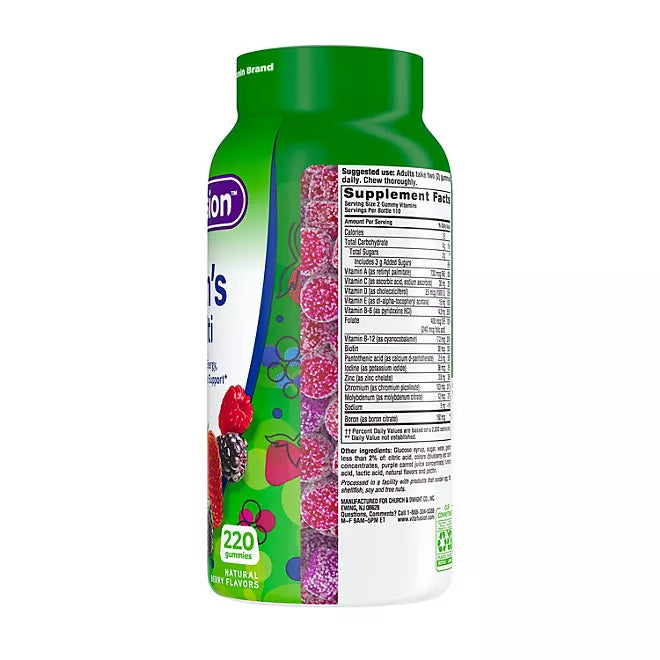 Vitafusion Men's Multivitamin Gummies , 220 count