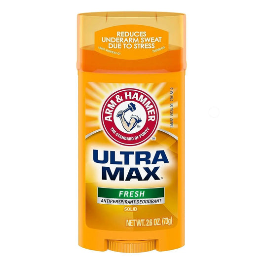 Arm & Hammer Ultra Max Antiperspirant Deodorant FRESH SCENT, Invisible Solid, 2.6 oz. 12 pack - Retail Therapy Outlet