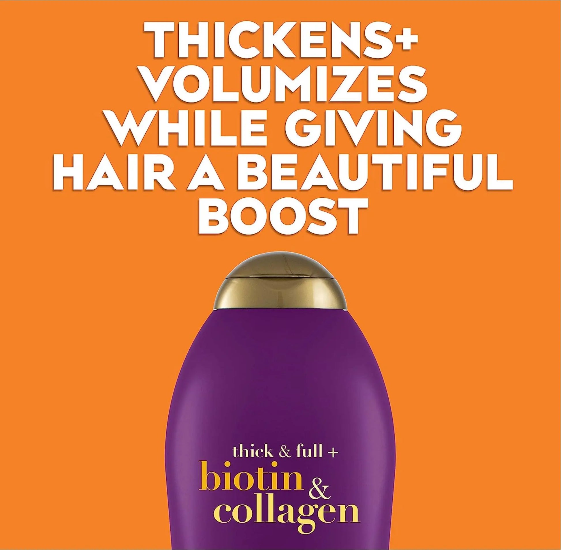 OGX Thick & Full Biotin plus Collagen Shampoo or Conditioner - Retail Therapy Outlet