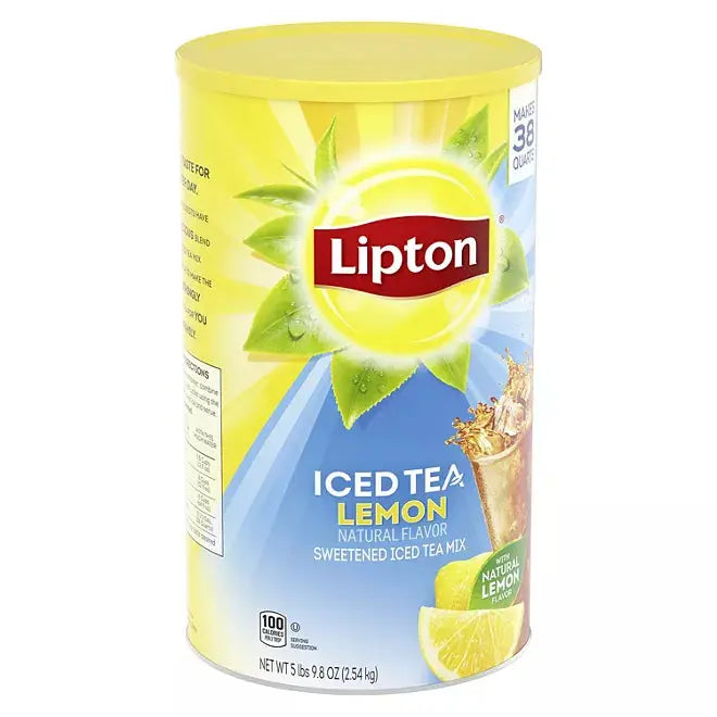 Lipton Iced Tea Mix, Lemon 38 qt - Retail Therapy Outlet