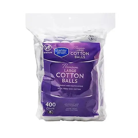 Berkley Jensen Premium Large Cotton Balls, 4 pk./100 count - Retail Therapy Outlet