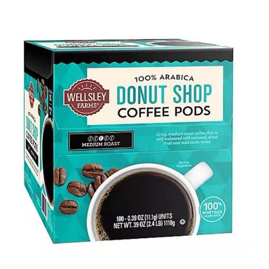 Wellesley Farms DONUT SHOP Coffee 100 Pods - Retail Therapy Outlet