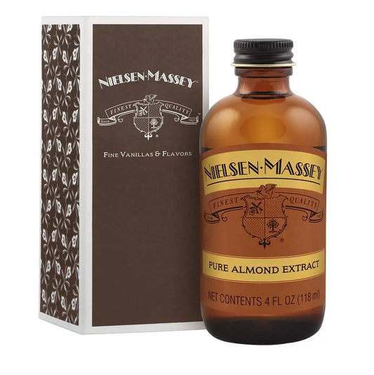 Nielsen-Massey Pure Almond Extract for Baking and Cooking 4 Ounce Bottle - Retail Therapy Outlet