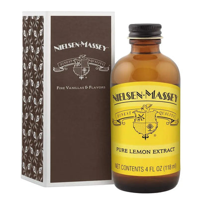 Nielsen-Massey Pure Lemon Extract for Baking and Cooking, 4 Ounce Bottle - Retail Therapy Outlet