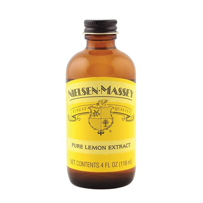 Nielsen-Massey Pure Lemon Extract for Baking and Cooking, 4 Ounce Bottle - Retail Therapy Outlet