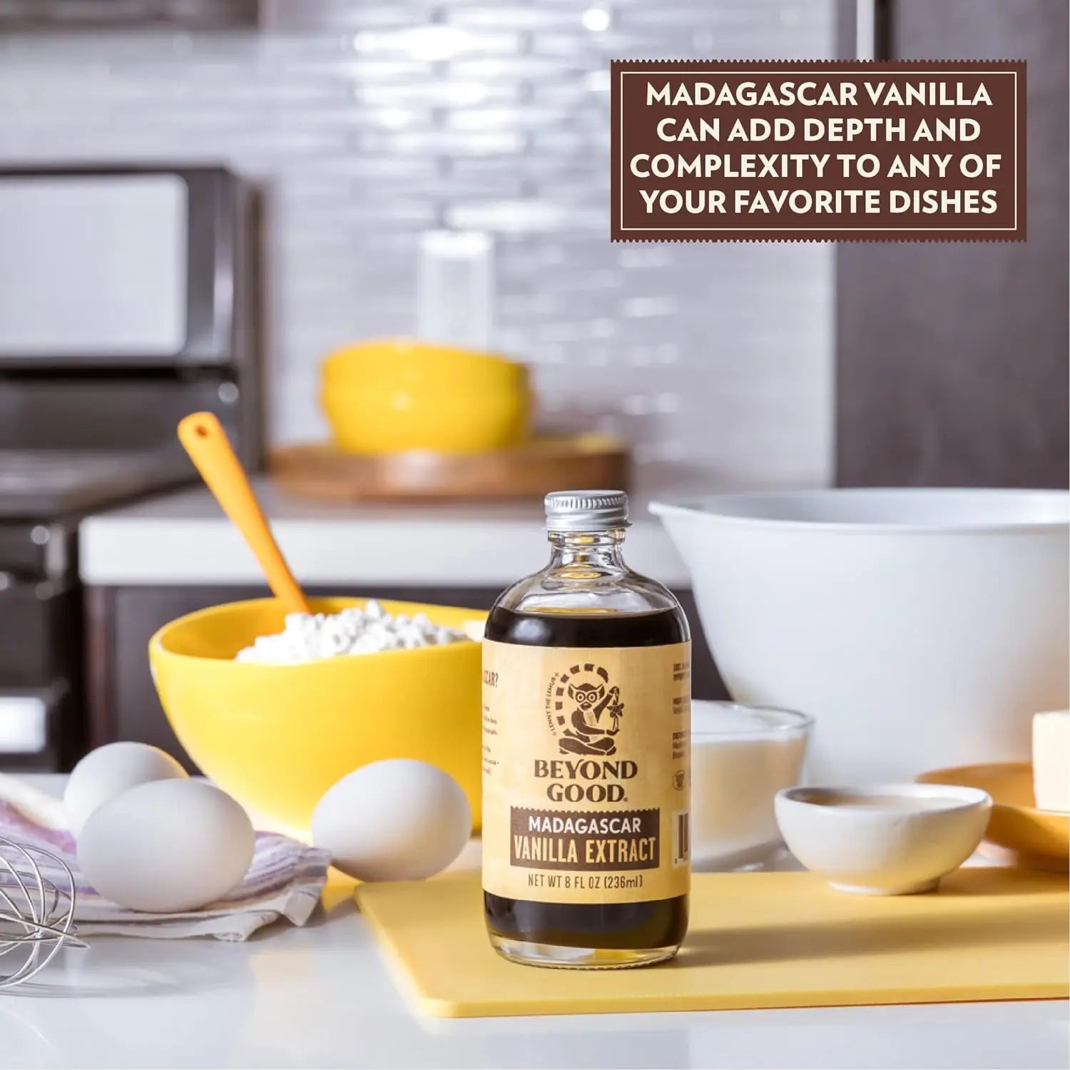 Beyond Good, Bourbon Vanilla Pure Vanilla Extract, 8 Fl Oz - Retail Therapy Outlet