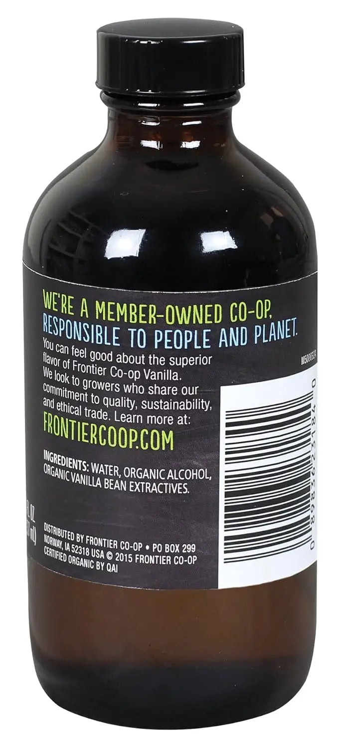 Frontier Organic Vanilla Extract, 8 Ounce - Retail Therapy Outlet