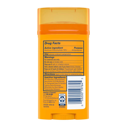 Arm & Hammer Ultra Max Antiperspirant Deodorant, Invisible Solid, Cool Blast, 2.6 oz. (6 pack) - Retail Therapy Outlet