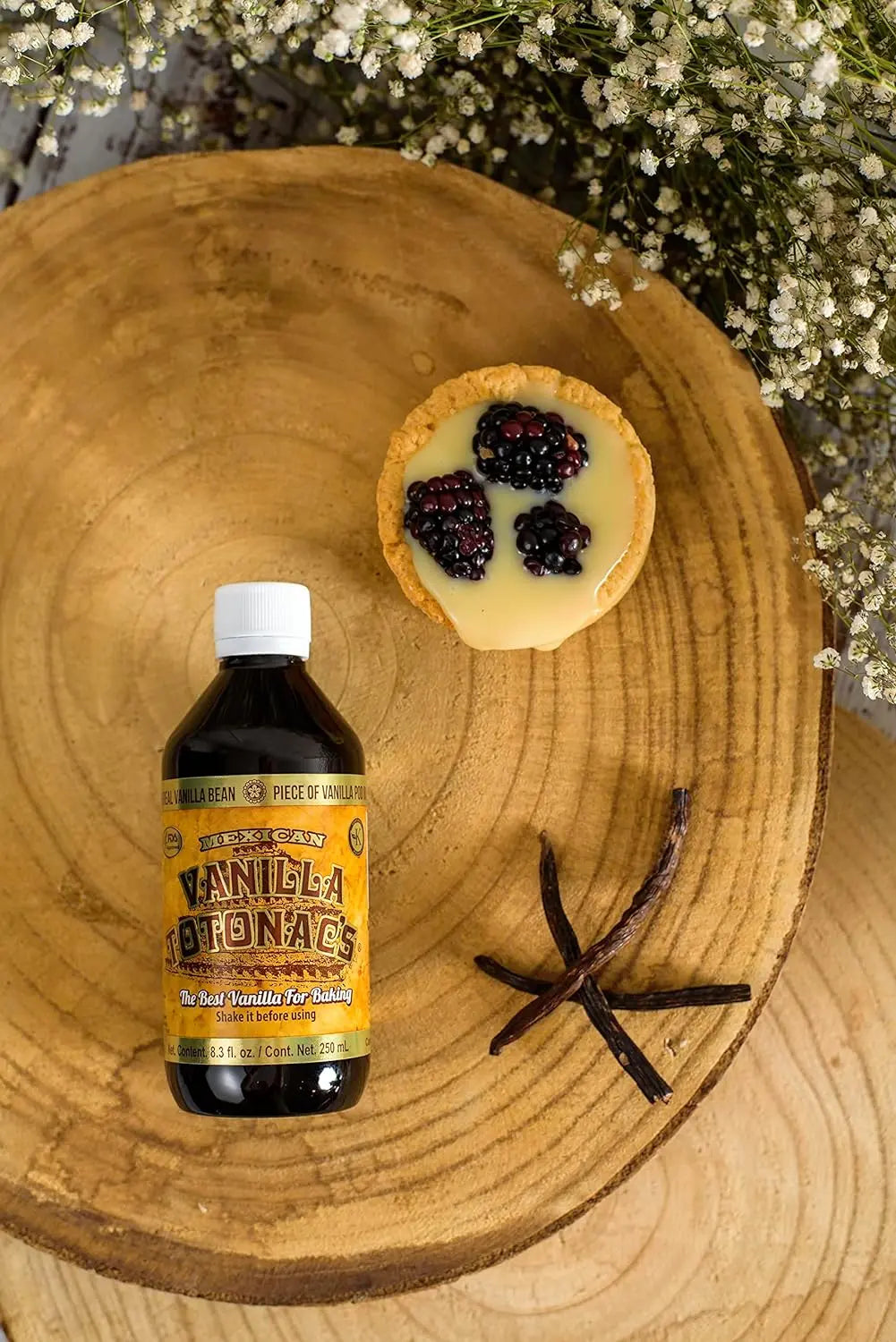 Mexican Vanilla Totonac’s - 8.3 Oz (250 mL) Bottle - Pure Vanilla Extract - Retail Therapy Outlet
