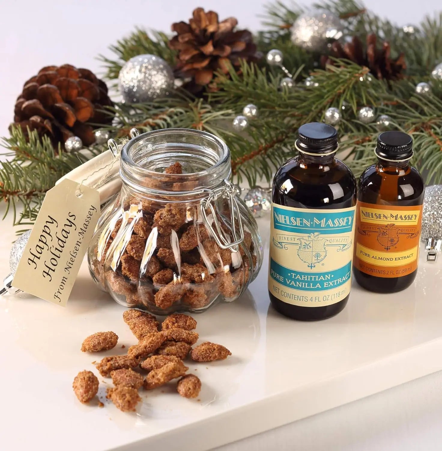 Nielsen-Massey Pure Almond Extract for Baking and Cooking 4 Ounce Bottle - Retail Therapy Outlet
