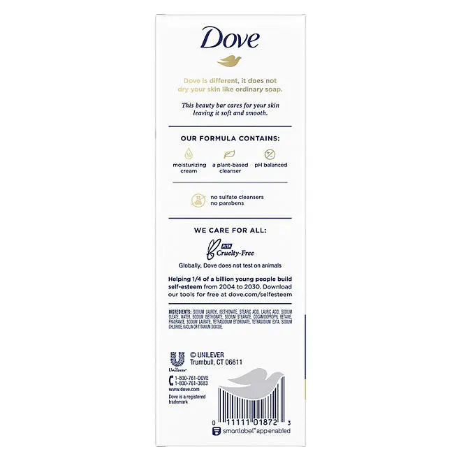 Dove Beauty Bar Soap, Original White (3.75 oz., 16 count) - Retail Therapy Outlet