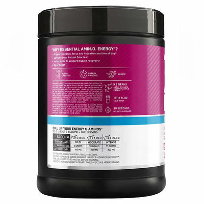 Optimum Nutrition Essential Amino Energy + Electrolytes, Wild Berry, 1.51 lbs Liquid IV