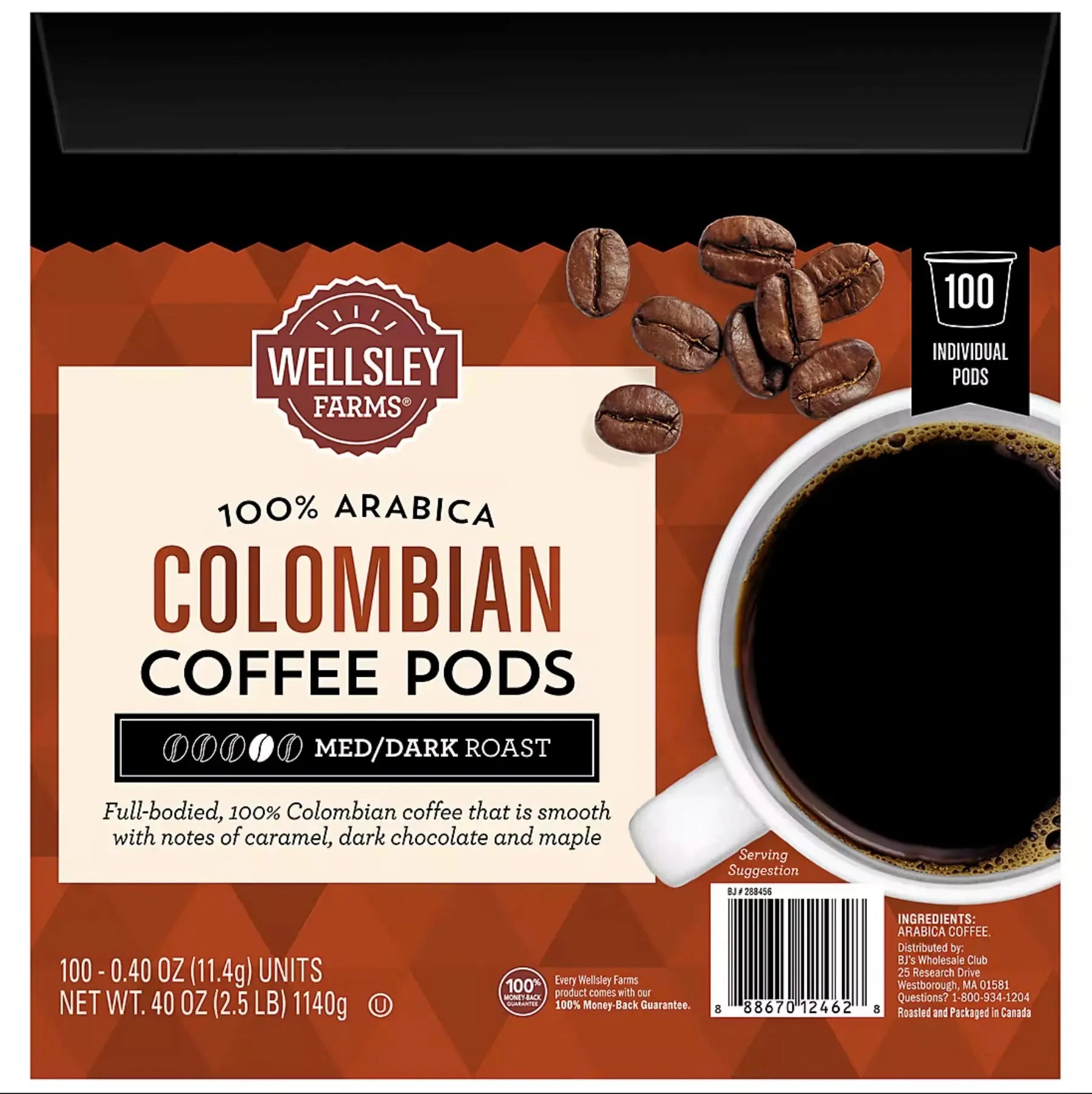 Wellsley Farms Colombian K-Cup Pods, 100 count - Retail Therapy Outlet