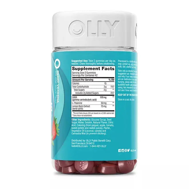 OLLY Goodbye Stress Gummies (84 count) OLLY