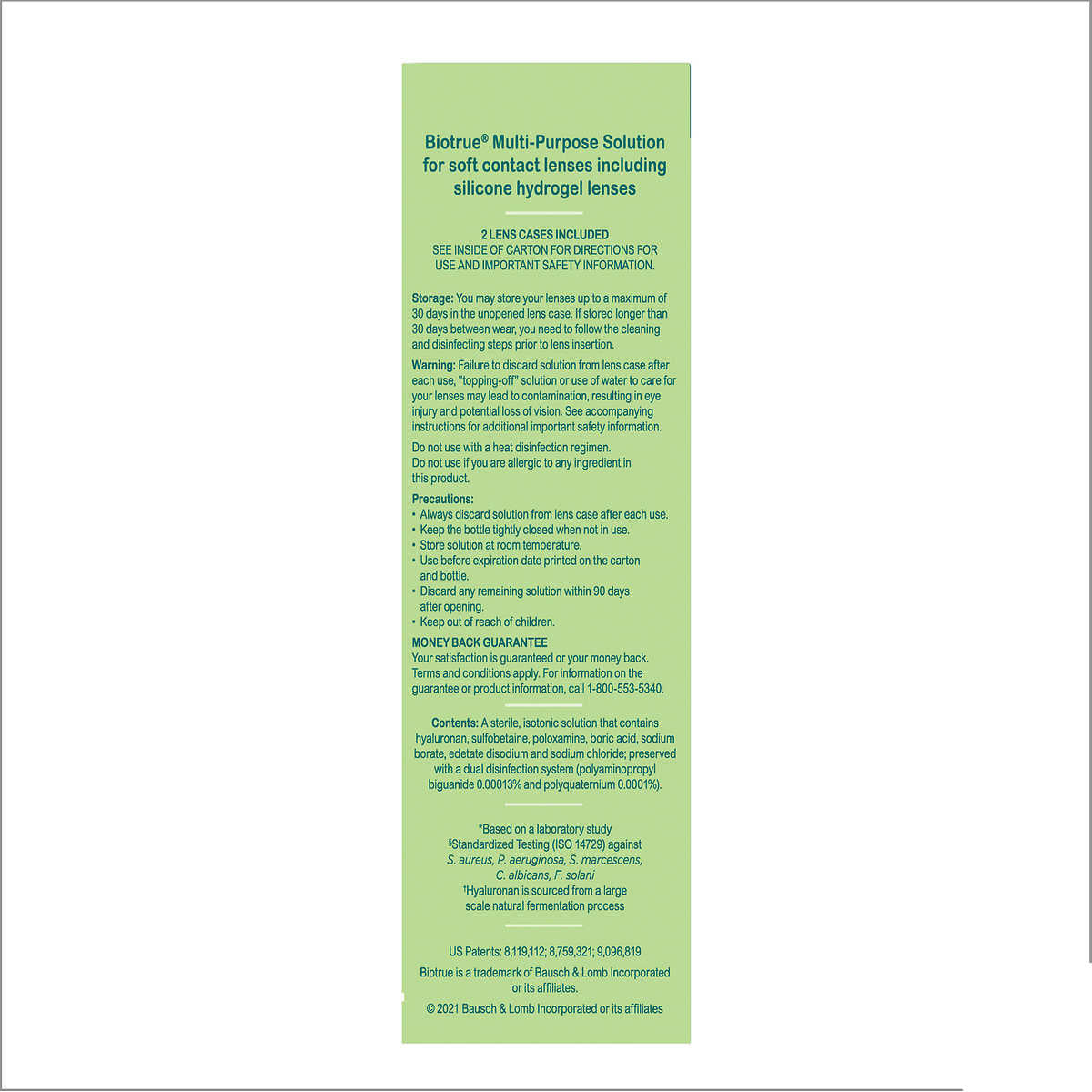 Biotrue Multi-Purpose Solution, 34 Ounces