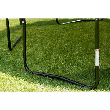 BouncePro 14' Trampoline with Safety Enclosure and Basketball System