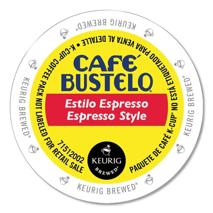 Cafe Bustelo Espresso Style K-Cup for Keurig Brewers, 80 Count - Retail Therapy Outlet