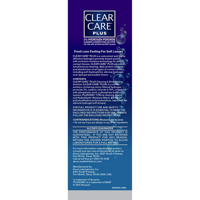 Clear Care Plus Cleaning & Disinfecting Solution , 32 oz.